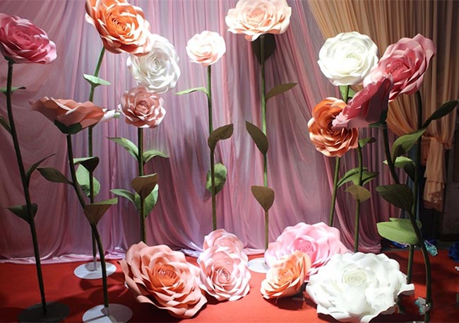 flores de papel