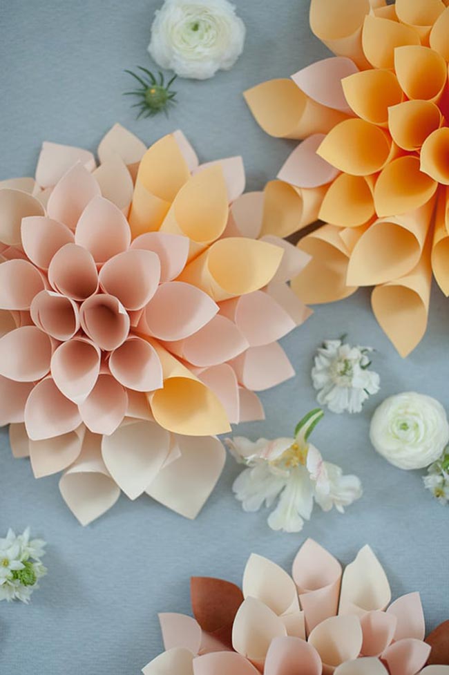 flores de papel