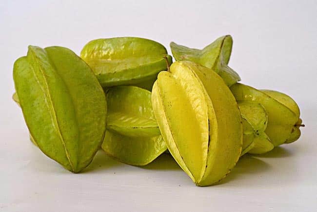 Averrhoa carambola colheitas
