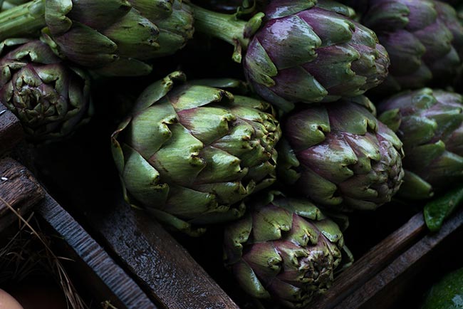 Cynara cardunculus var. scolymus fruta