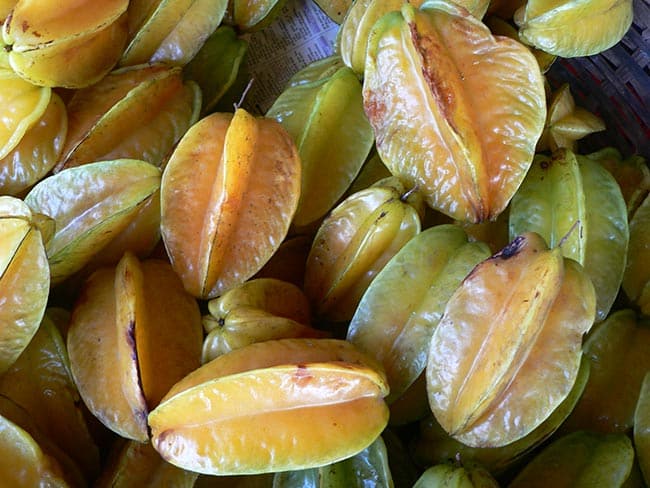 frutos Averrhoa carambola