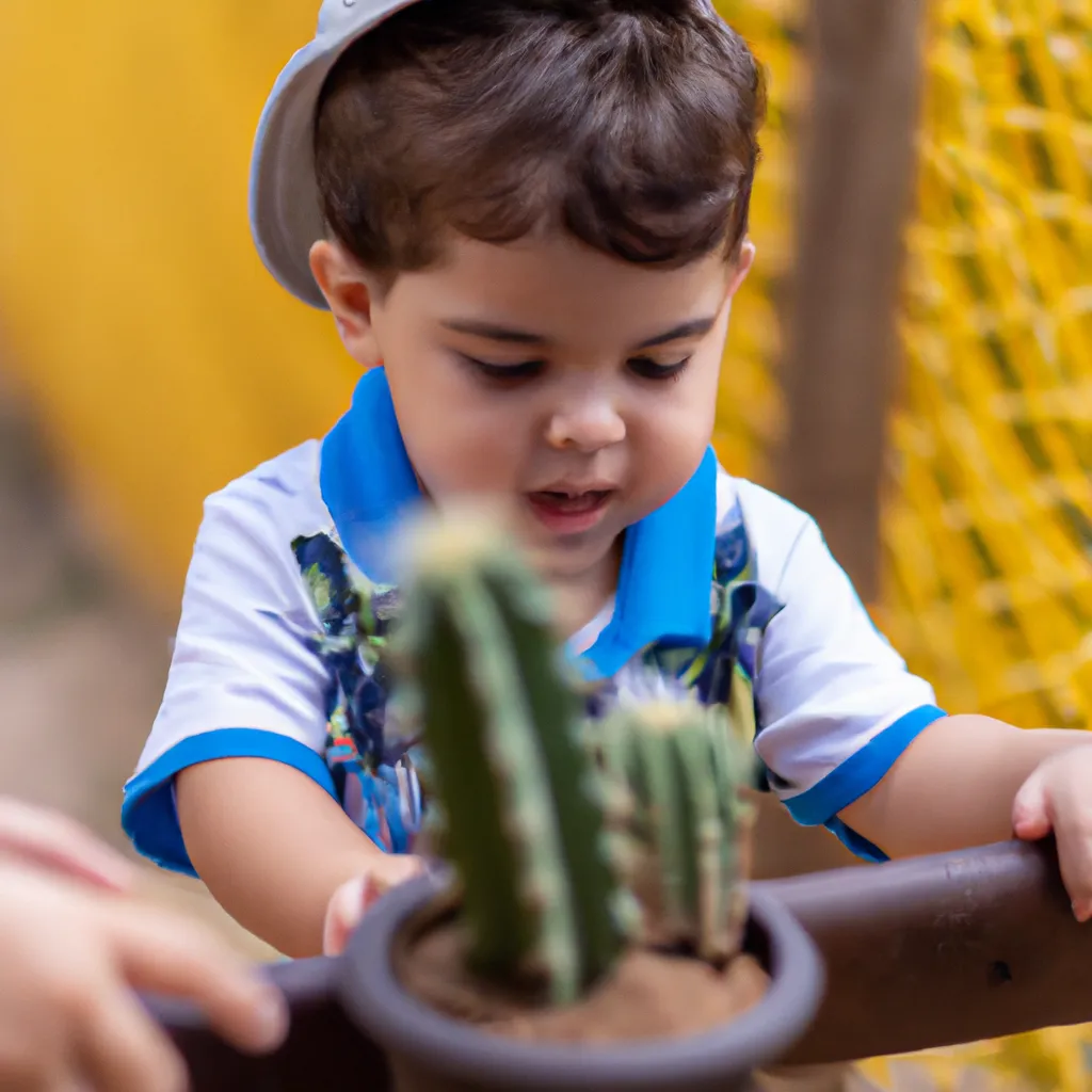 Dicas Criancas e Cactus incentivando o interesse da geracao mais nova pela natureza