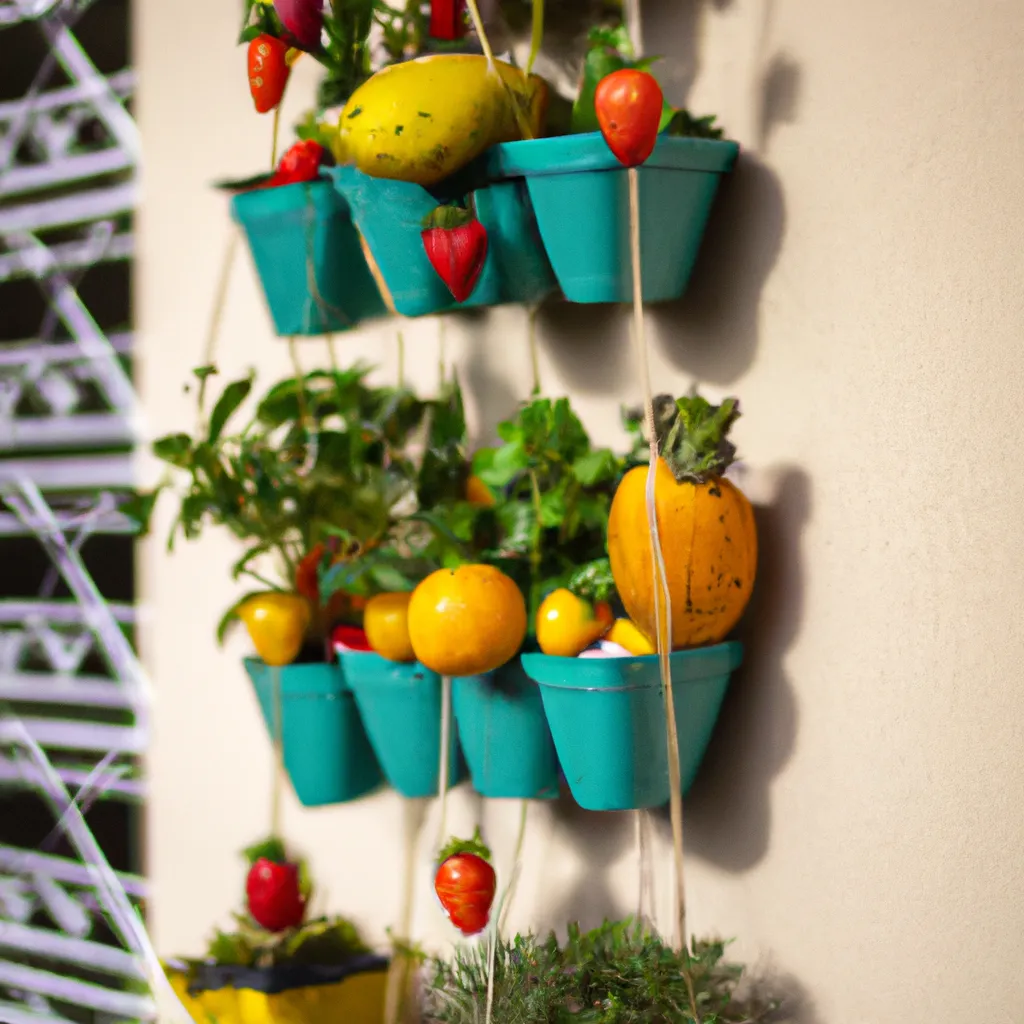Dicas Criando um jardim vertical com frutas