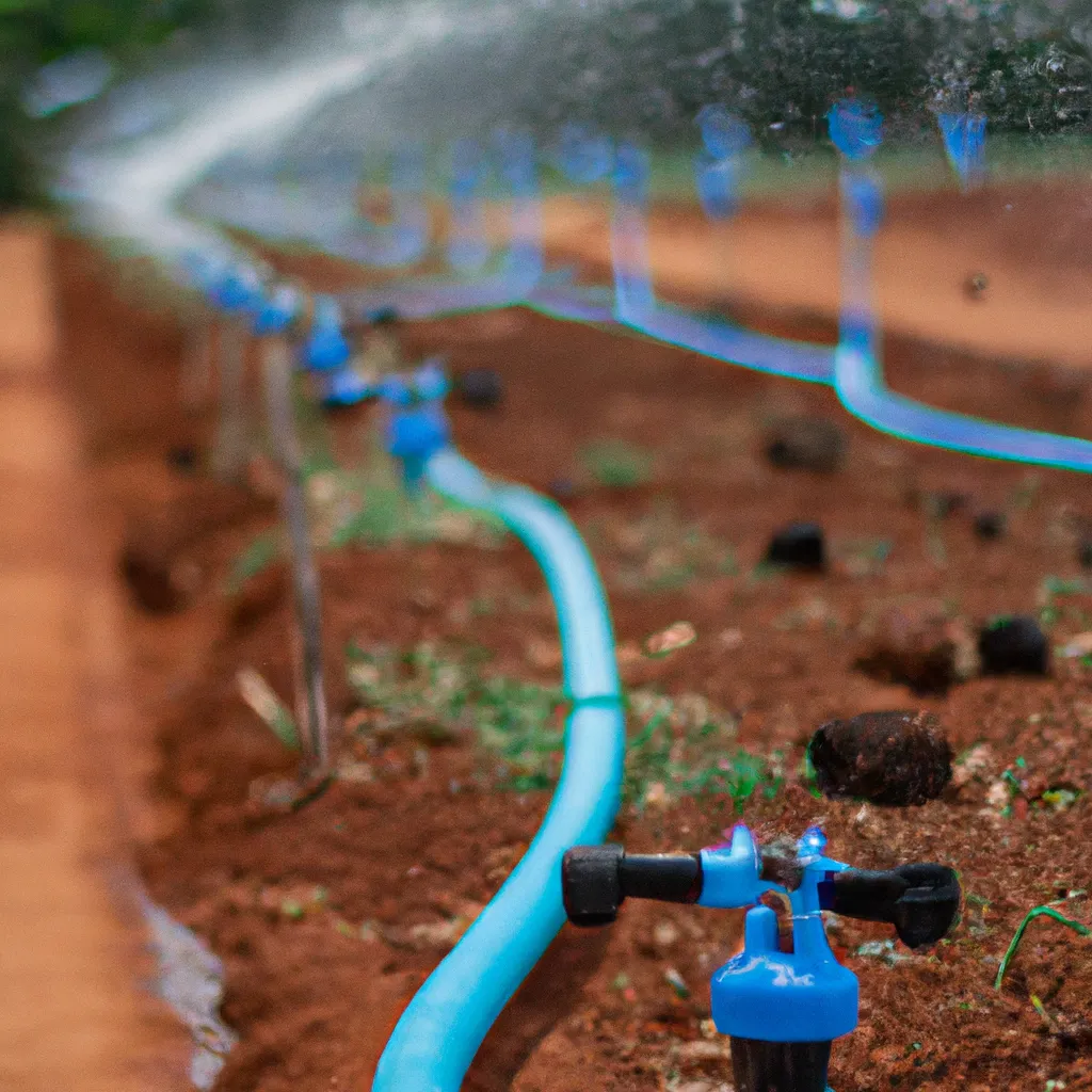 Dicas plantio direto economia agua gotejamento