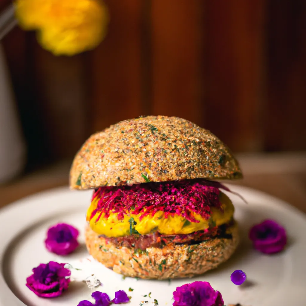 Dicas receita hamburguer vegetariano proteina flores