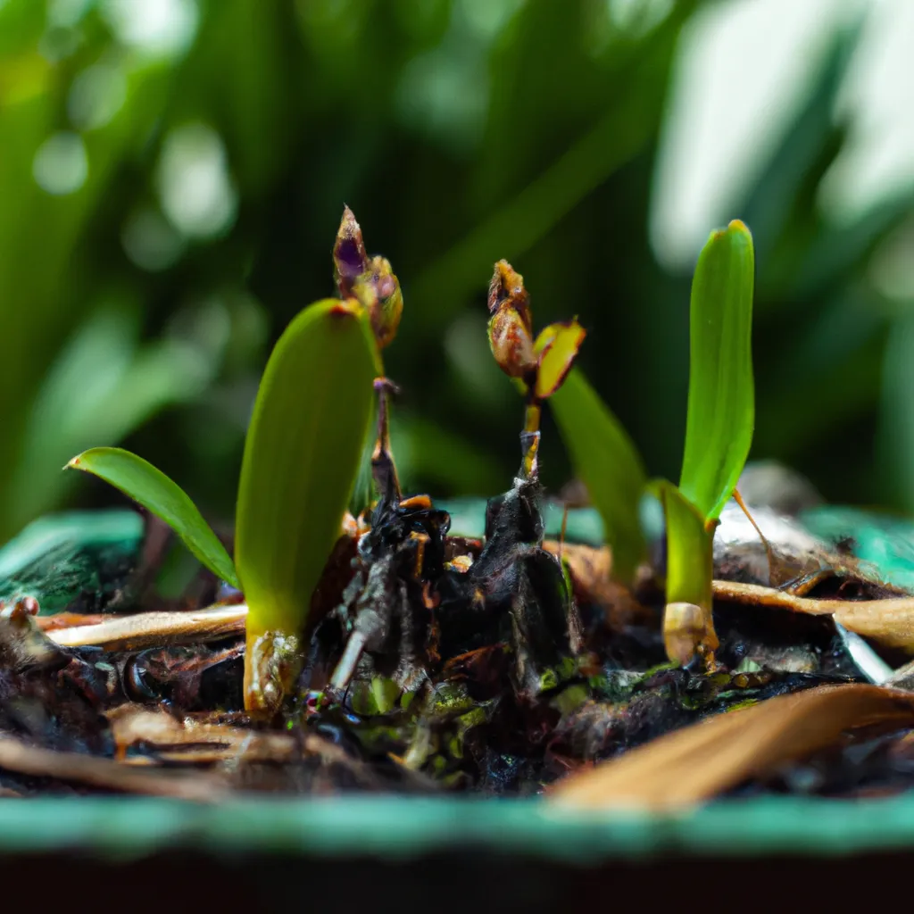 Fotos Crescendo Orquideas a partir de sementes