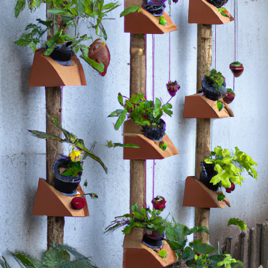 Fotos Criando um jardim vertical com frutas