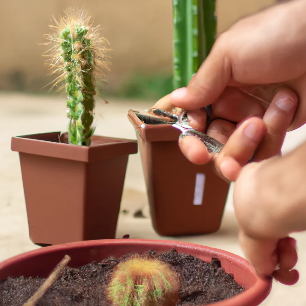 Fotos Cuidando e reproduzindo cactos