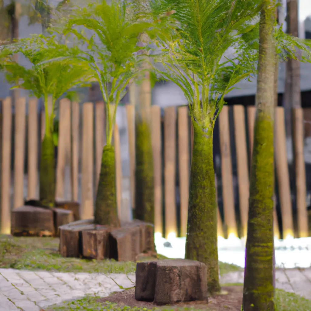 Fotos Ideias criativas para decorar jardins com Palmeiras