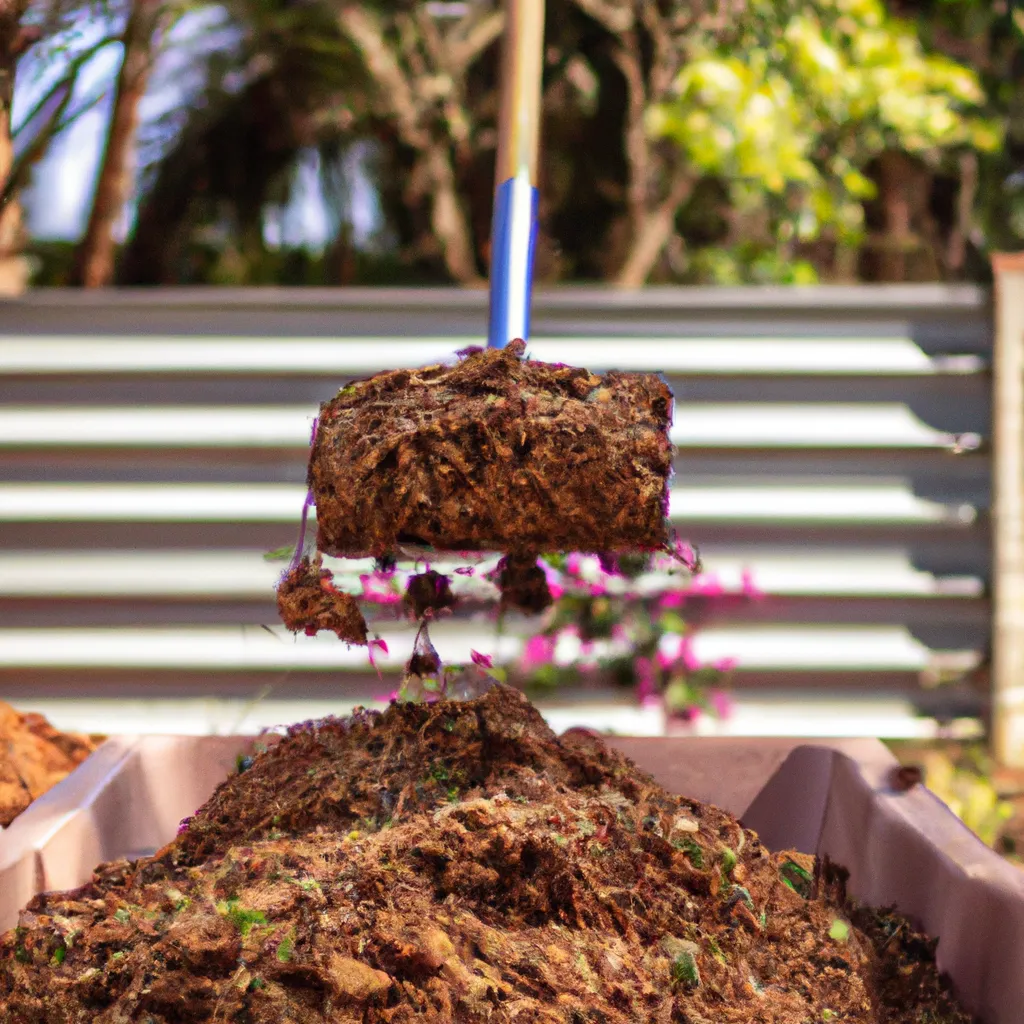 Fotos Utilizacao de compostagem para fertilizar a terra