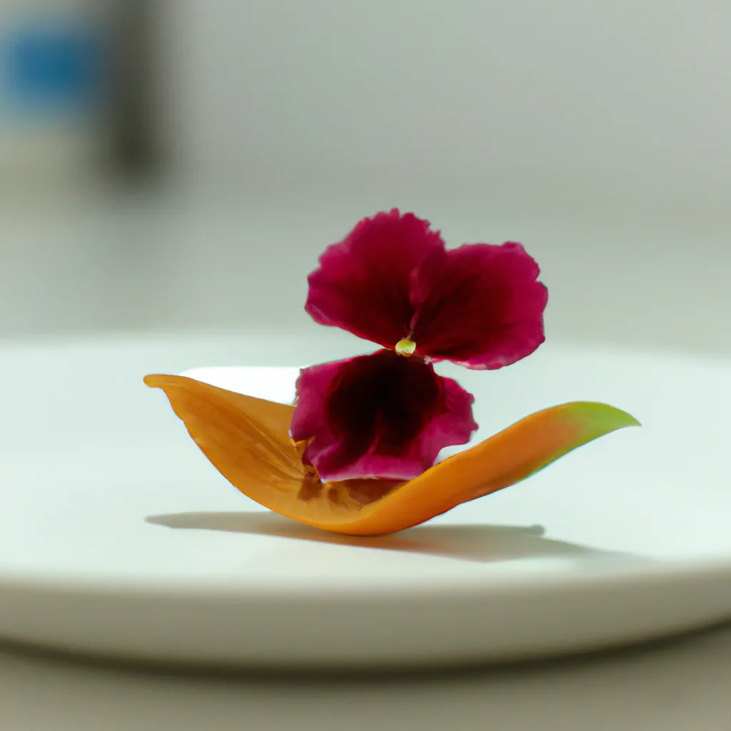 Fotos criatividade cozinha usar flores comestiveis