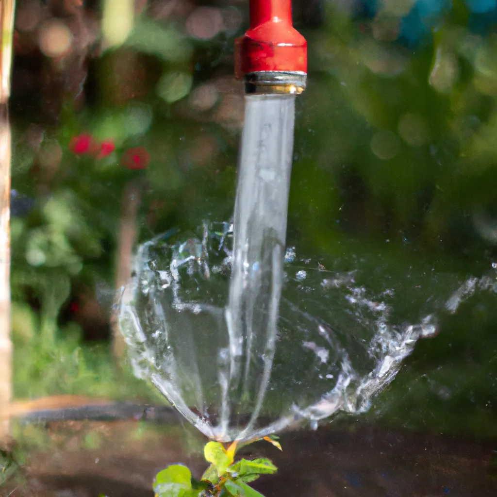 Fotos economizar agua irrigar jardim