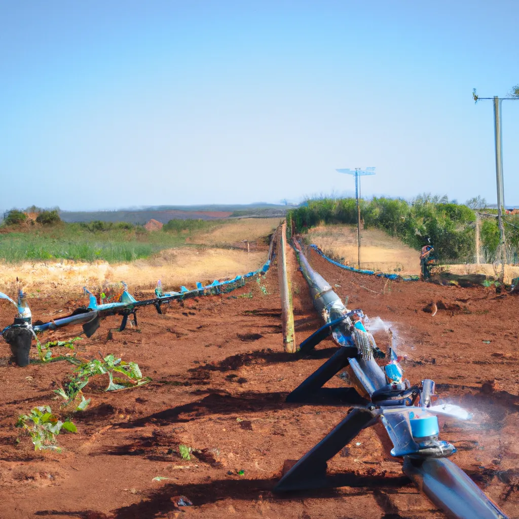 Fotos plantio direto economia agua gotejamento