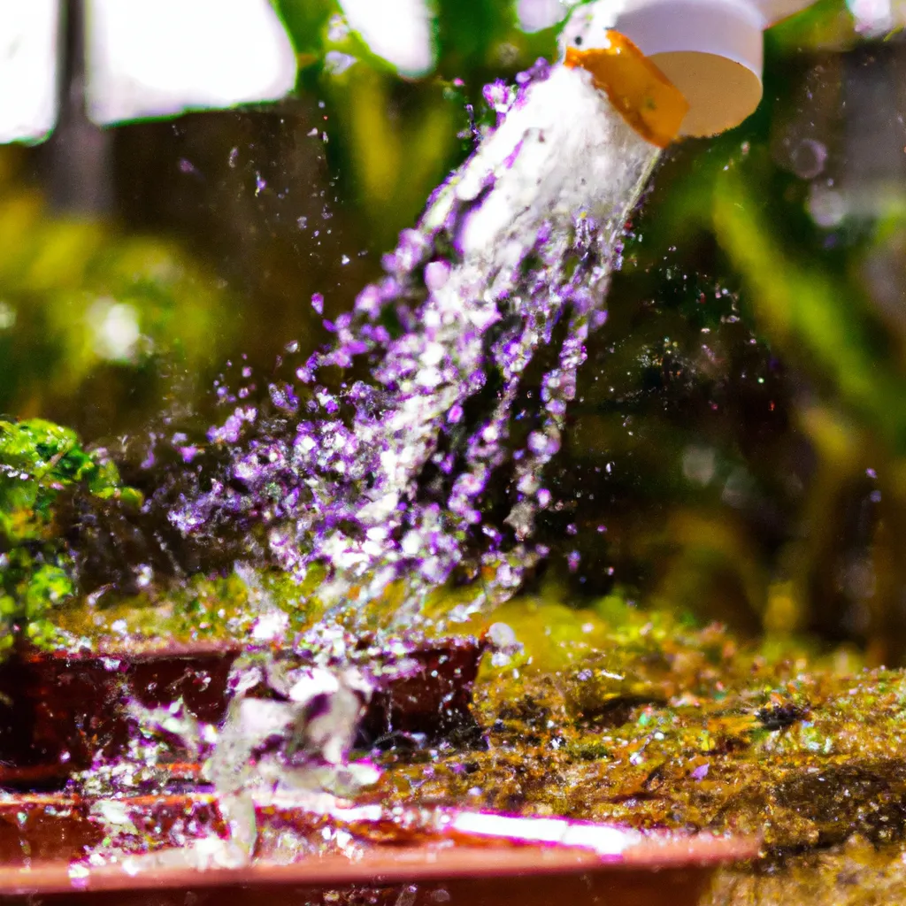 Fotos uso economico agua jardinagem