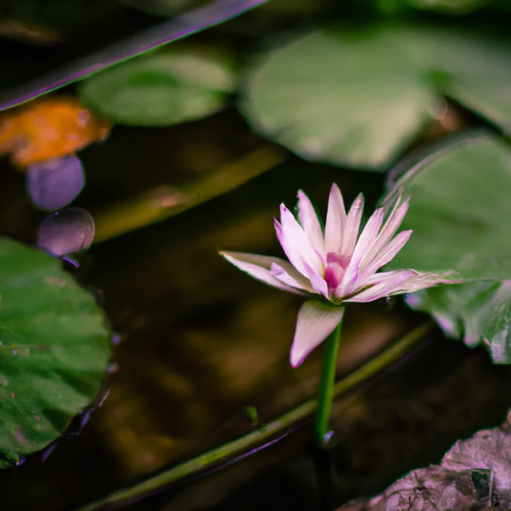 Ideias A singularidade da flor de lotus