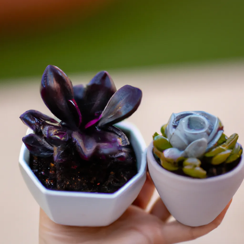 Ideias Como adicionar cor as suas plantacoes de suculentas