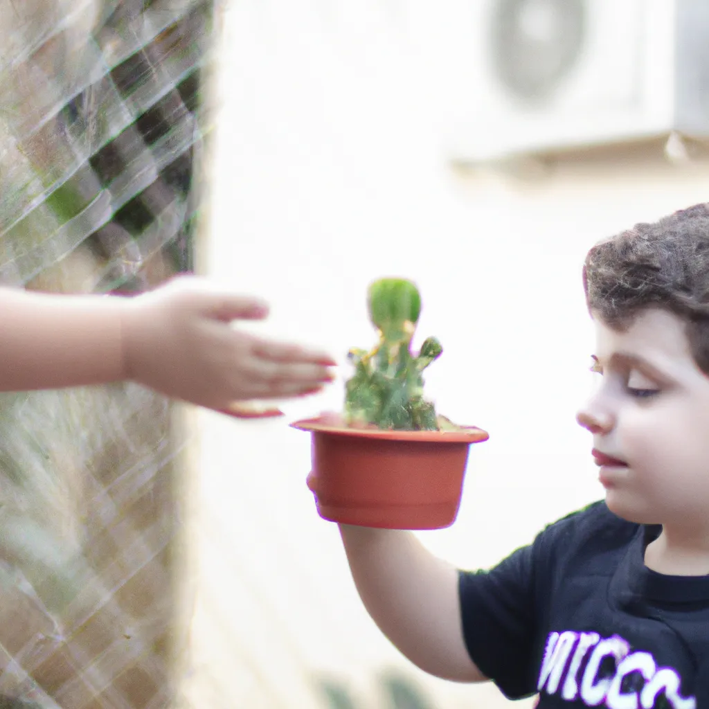 Ideias Criancas e Cactus incentivando o interesse da geracao mais nova pela natureza