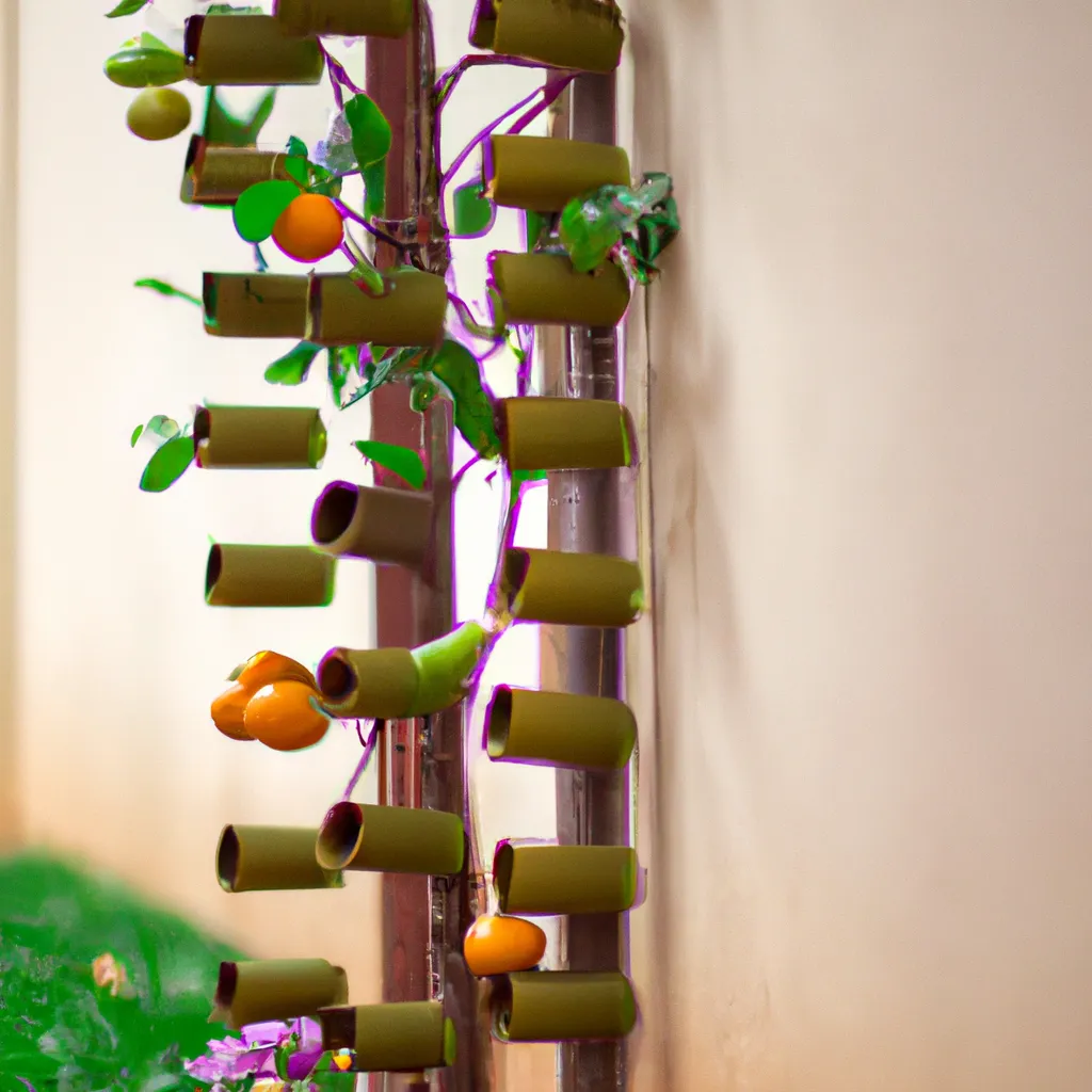 Ideias Criando um jardim vertical com frutas
