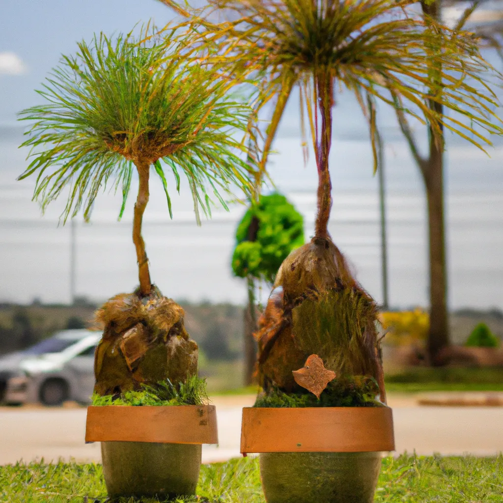 Ideias Crie designs unicos usando palmeiras na paisagem do seu jardim.