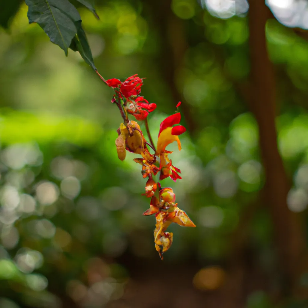 Ideias as flores do jardim botanico