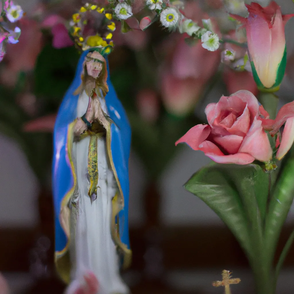 Ideias flores arte religiosa passado presente