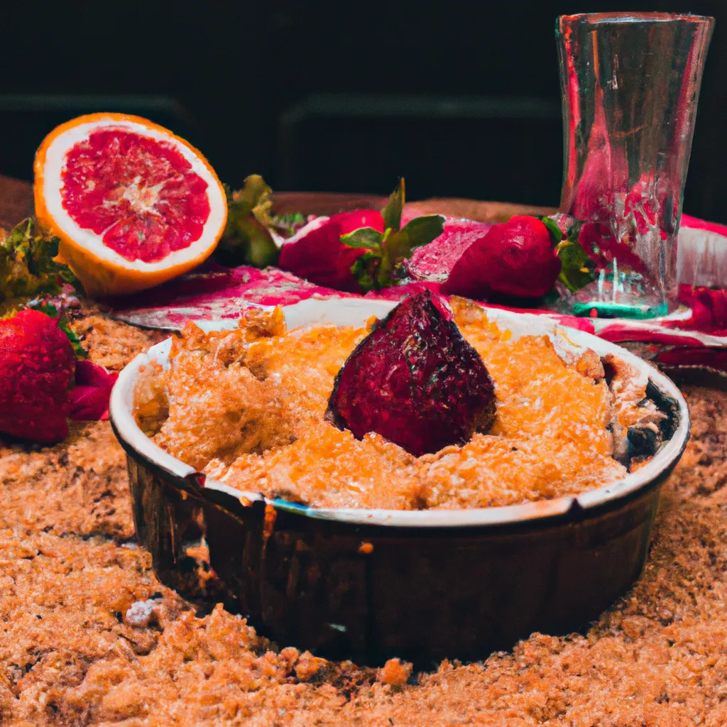 Ideias receita crumble morango laranjeira
