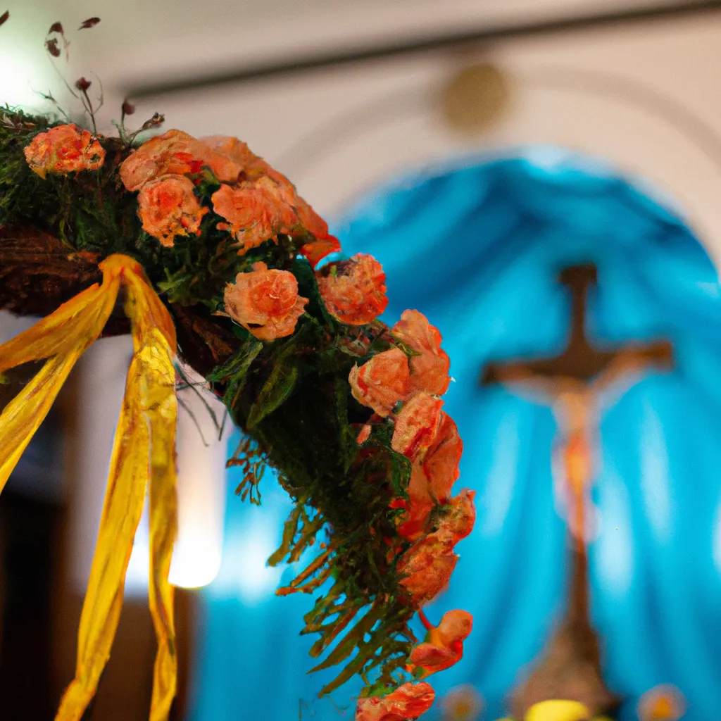 Ideias representacao flores tradicoes religiosas