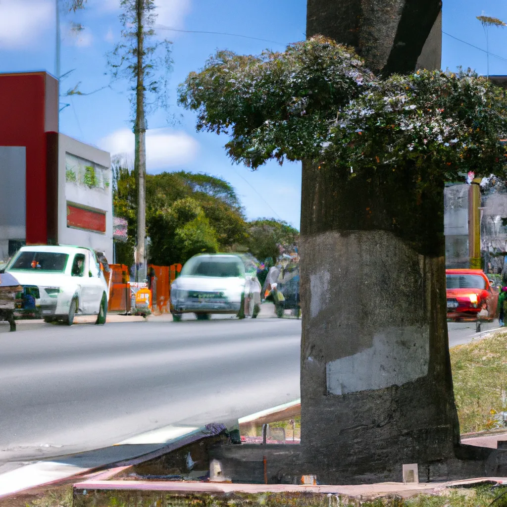 Ilustracao Arborizacao urbana para melhorar a qualidade do ar