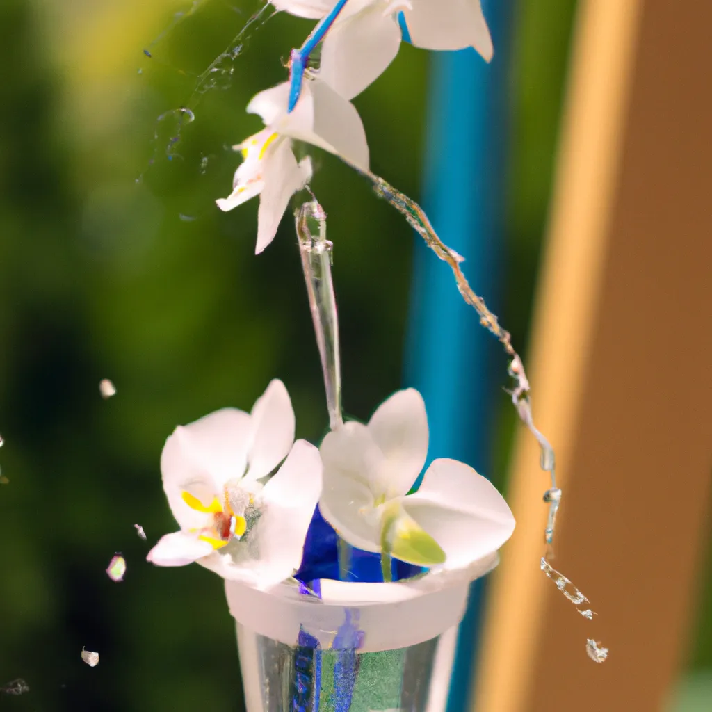 Ilustracao Como economizar agua usando orquideas Ilustracao Como economizar agua usando orquideas