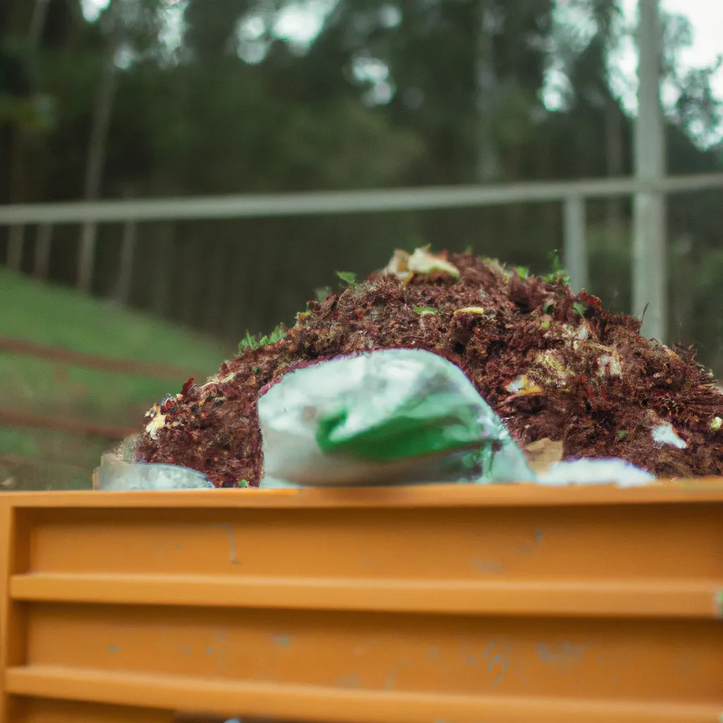 Ilustracao Como reciclar materiais organicos atraves da Compostagem