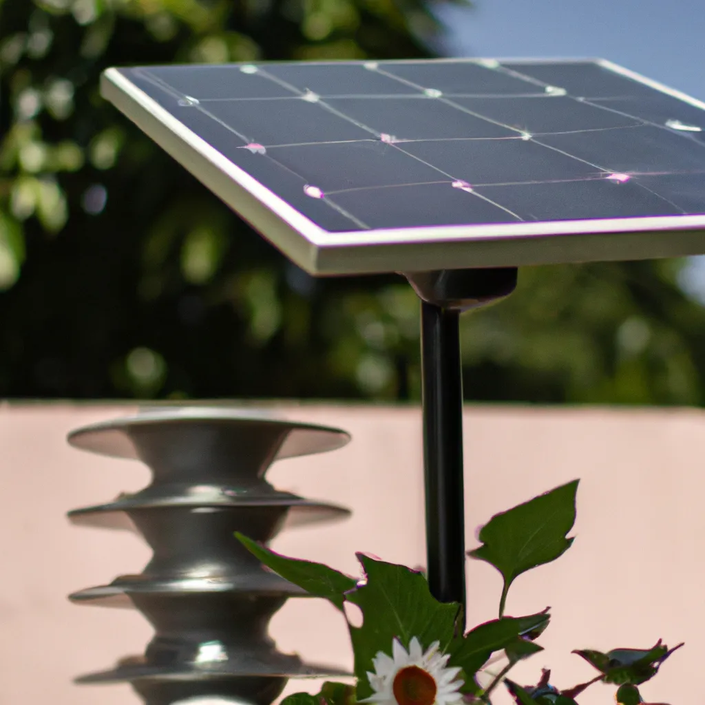 Ilustracao Como usar energia solar para o seu jardim