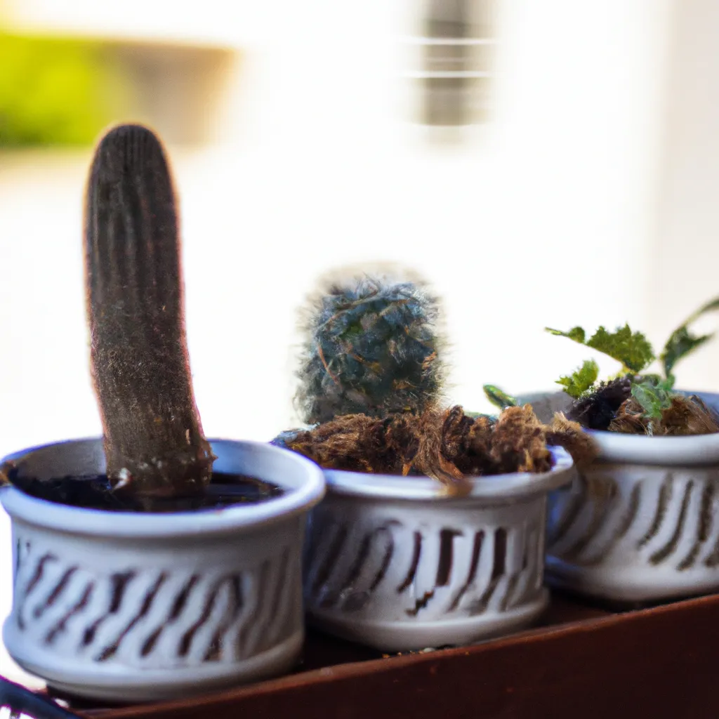 Ilustracao Cultivando cactos em espacos limitados