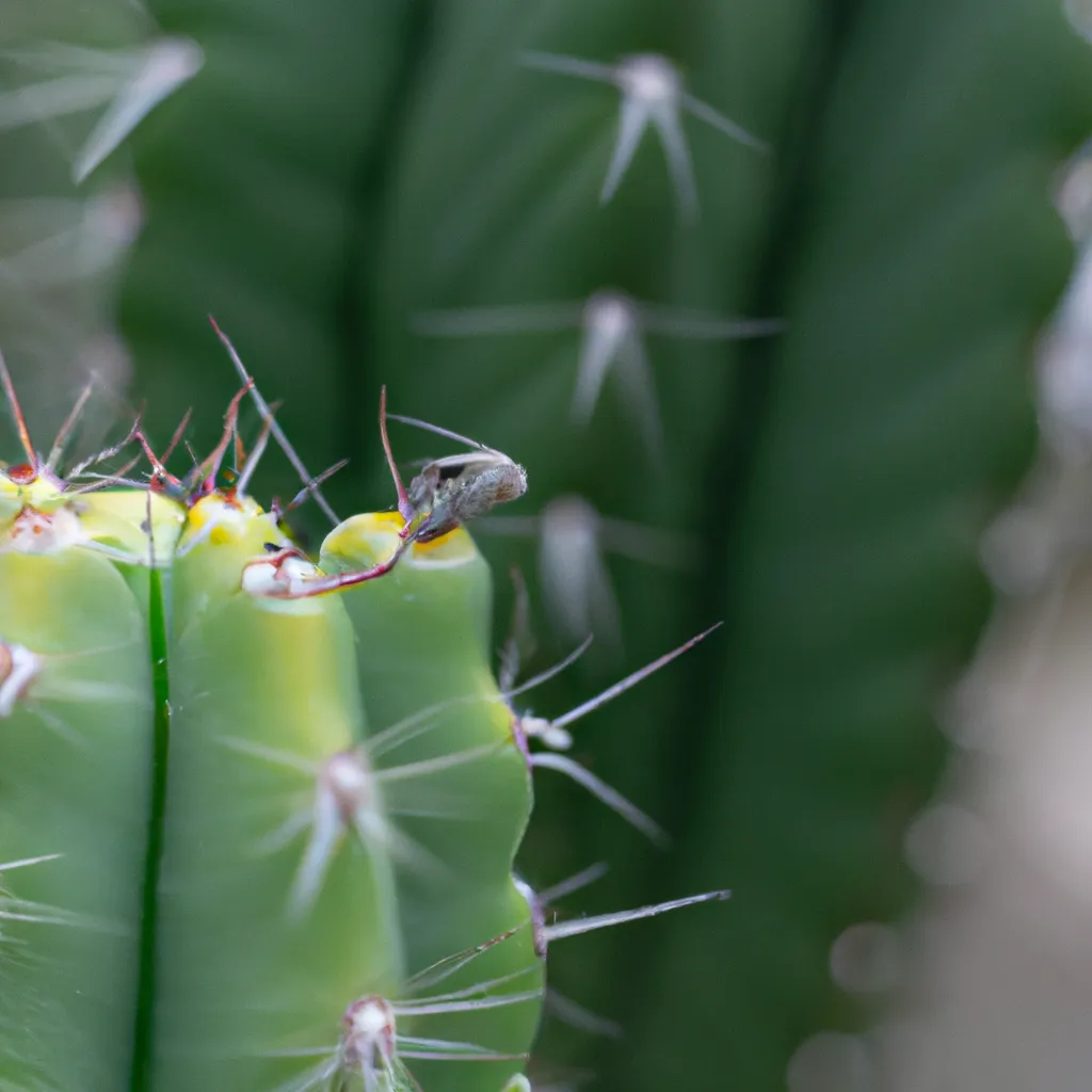 Ilustracao Curiosidades sobre as relacoes entre os insetos e os Cactus