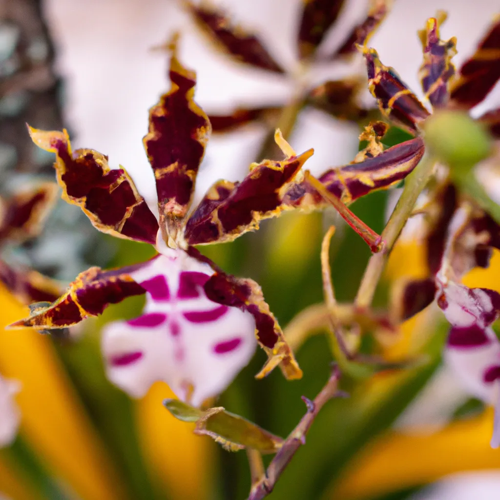 Ilustracao Identificando as diferentes especies de Orquideas