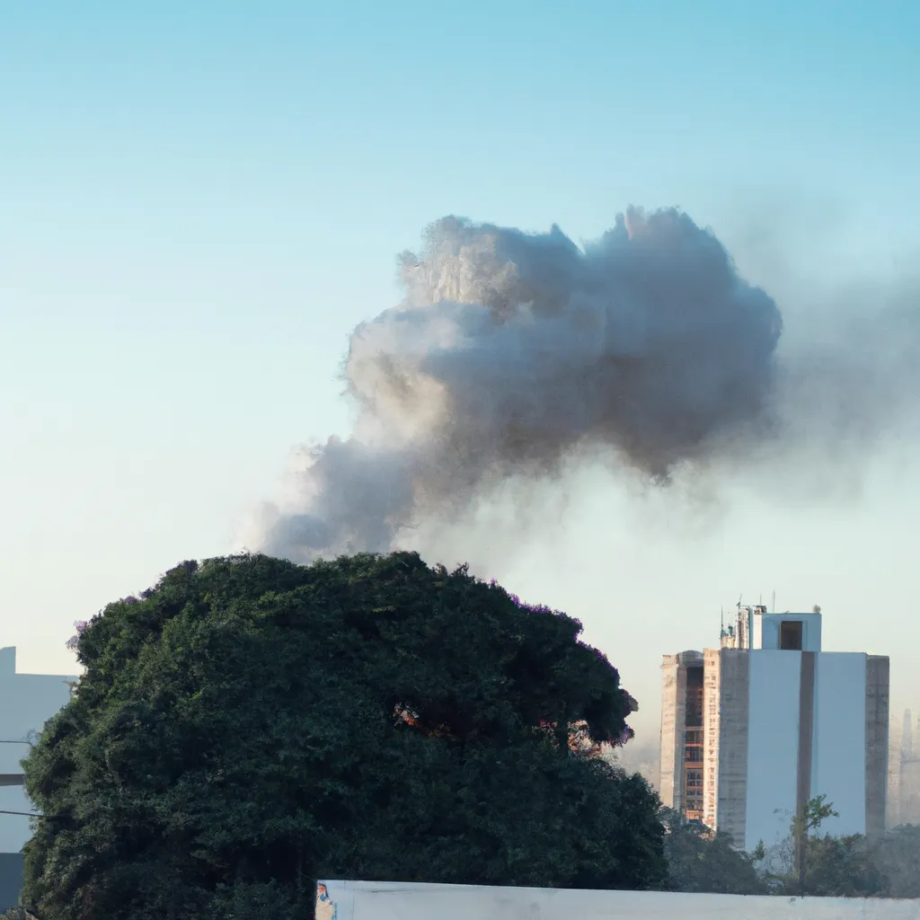 Ilustracao O Impacto da Fumaca Industrial no Solo