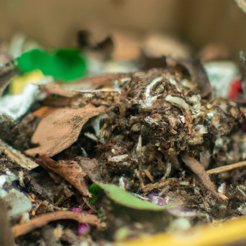Ilustracao O papel dos minhocas na Compostagem