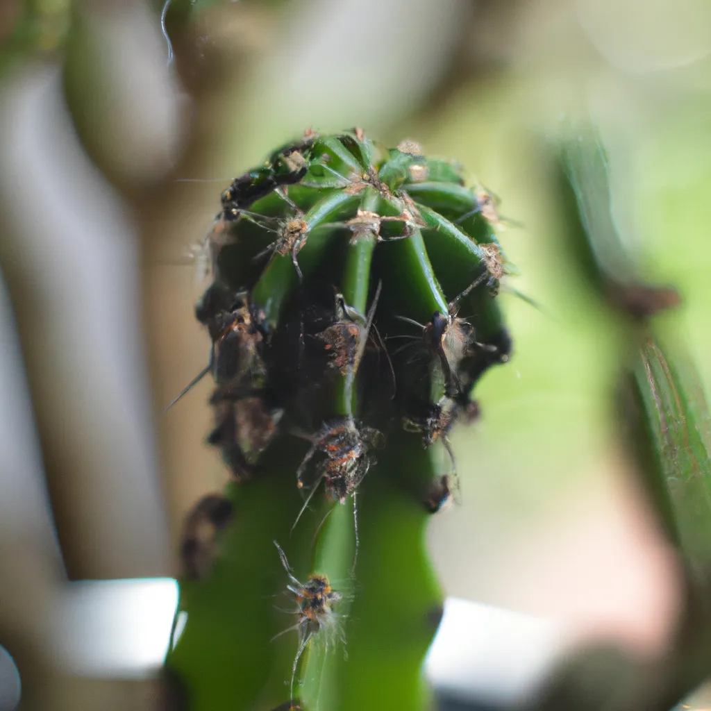 Ilustracao O que causa o ponto preto nos Cactus Ilustracao O que causa o ponto preto nos Cactus