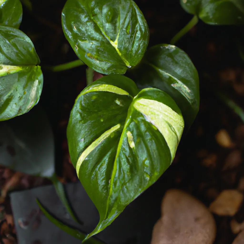 Ilustracao Os beneficios das folhas de algumas plantas tropicais
