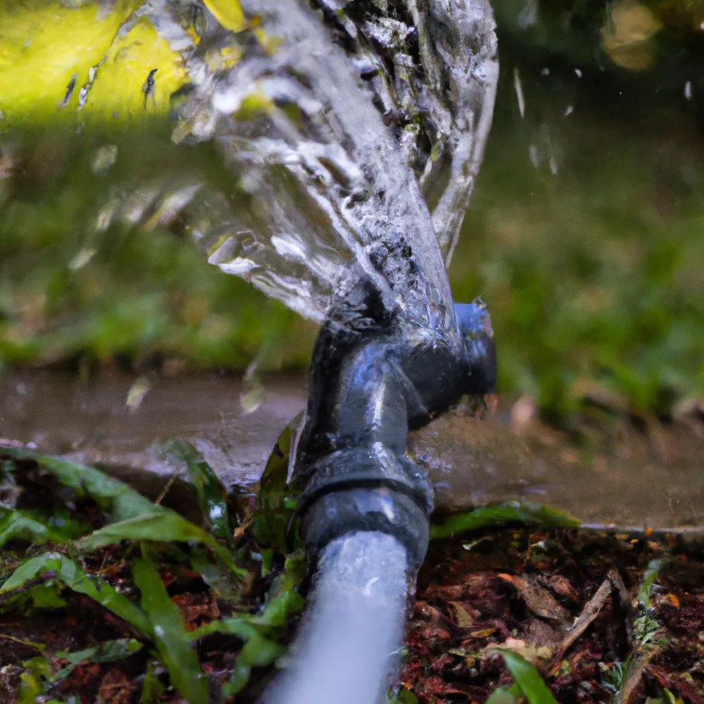 Ilustracao Reciclagem de agua na irrigacao do seu jardim.