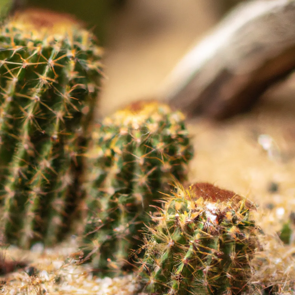 Imagem Cactos do deserto plantas adaptadas as condicoes ambientais mais