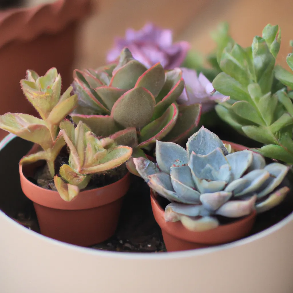 Imagem Como adicionar cor as suas plantacoes de suculentas