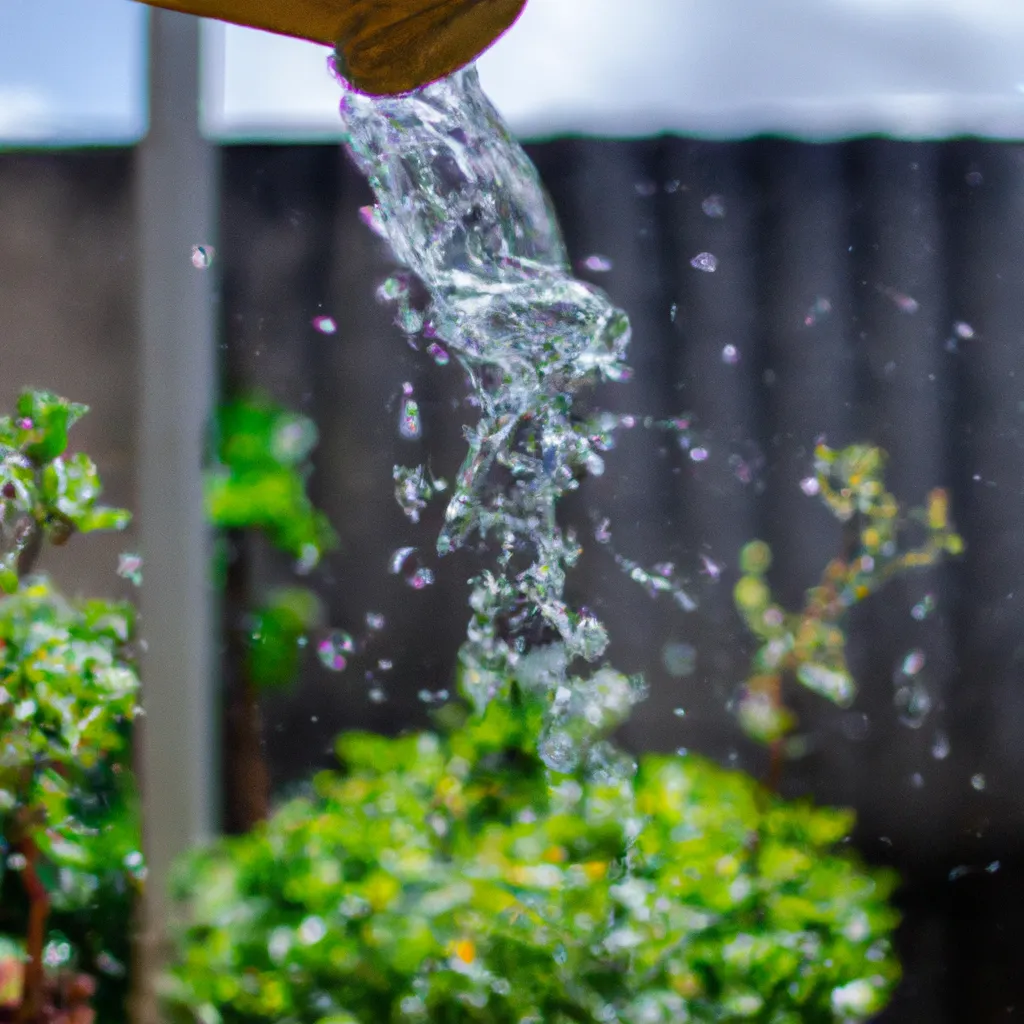 Imagem Como usar agua de chuva em seu jardim