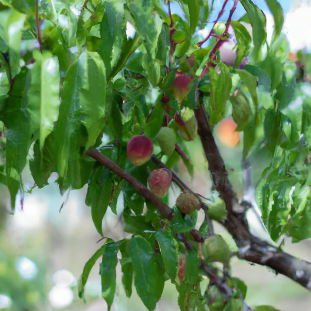 Imagem Cultivar arvores frutiferas no jardim domestico