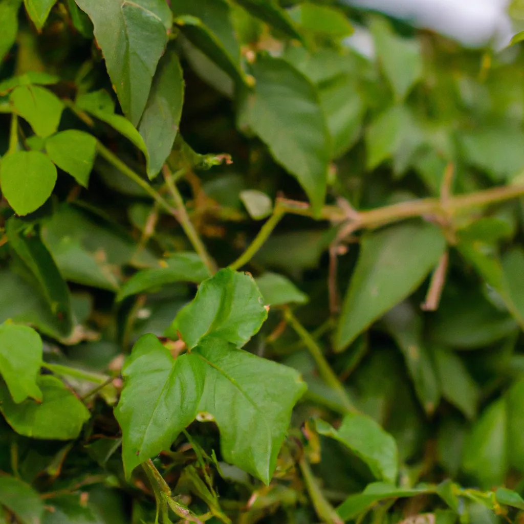 Imagem Identificacao de plantas trepadeiras e seus usos em arbustos