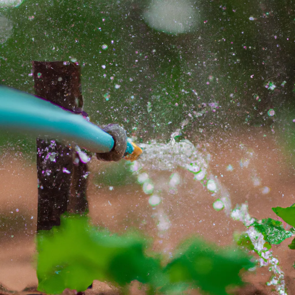 Imagem Reciclagem de agua na irrigacao do seu jardim.