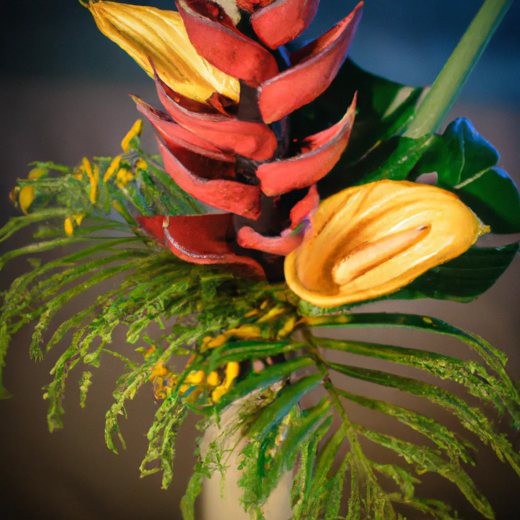 Imagem Usando Flores Exoticas para Criar Arranjos Florais Incriveis