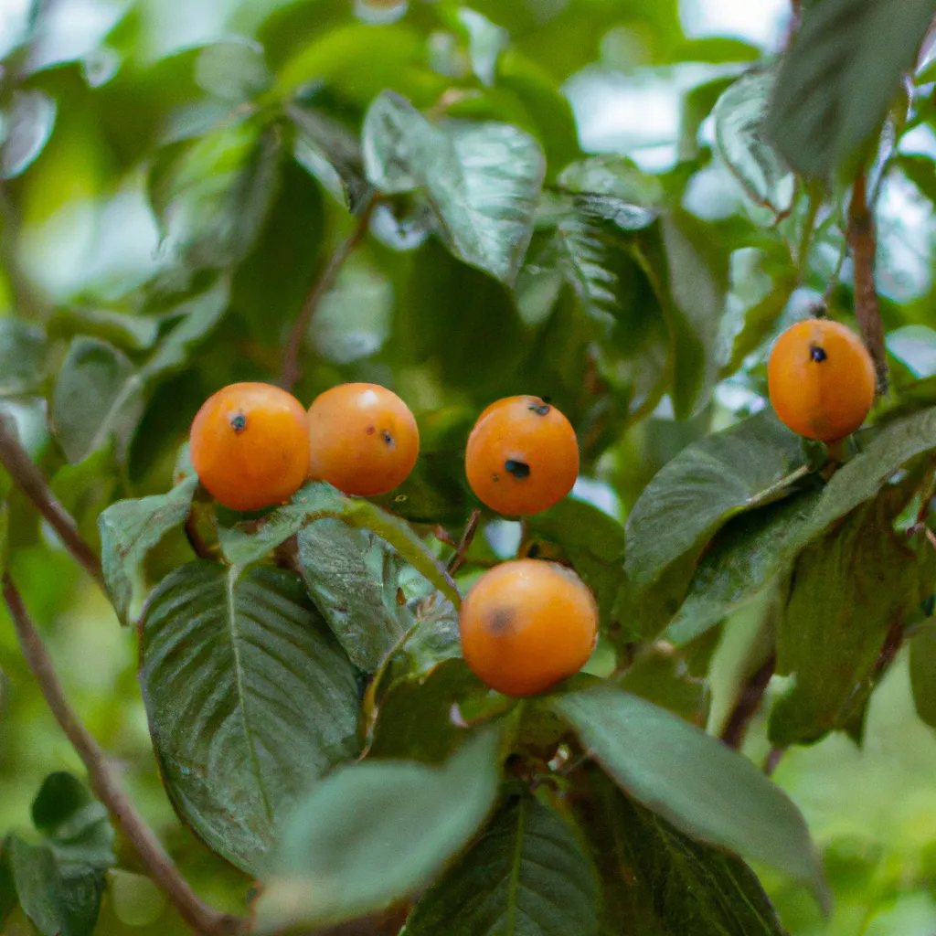 Imagem Usando as frutas produzidas pelas plantas trepadeiras em torno dos arbustos