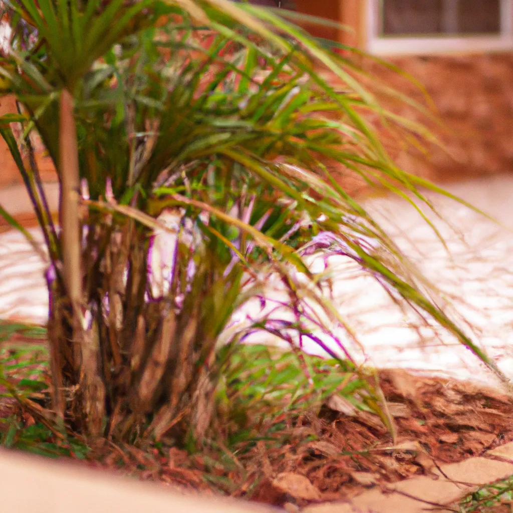 Imagem Usando palmeiras para criar um clima tropical em seu jardim.