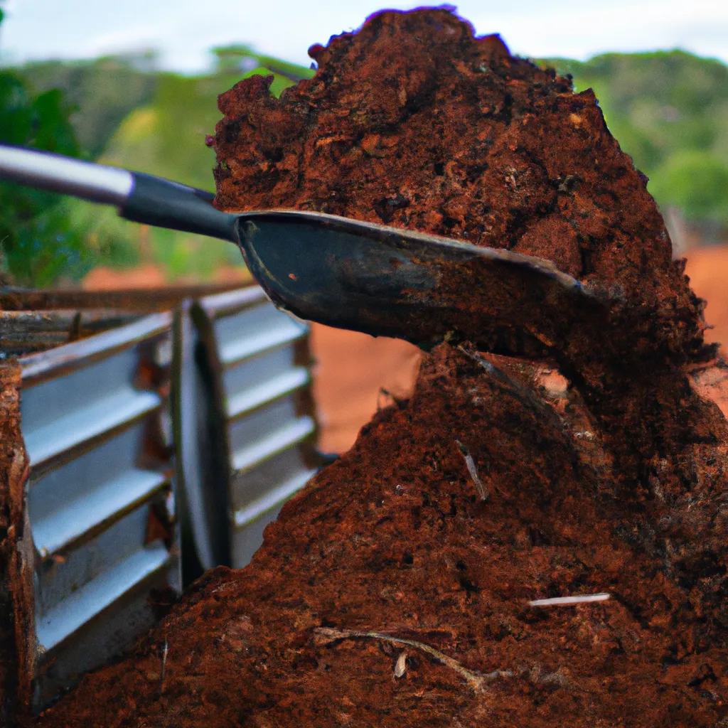 Imagem Utilizacao de compostagem para fertilizar a terra