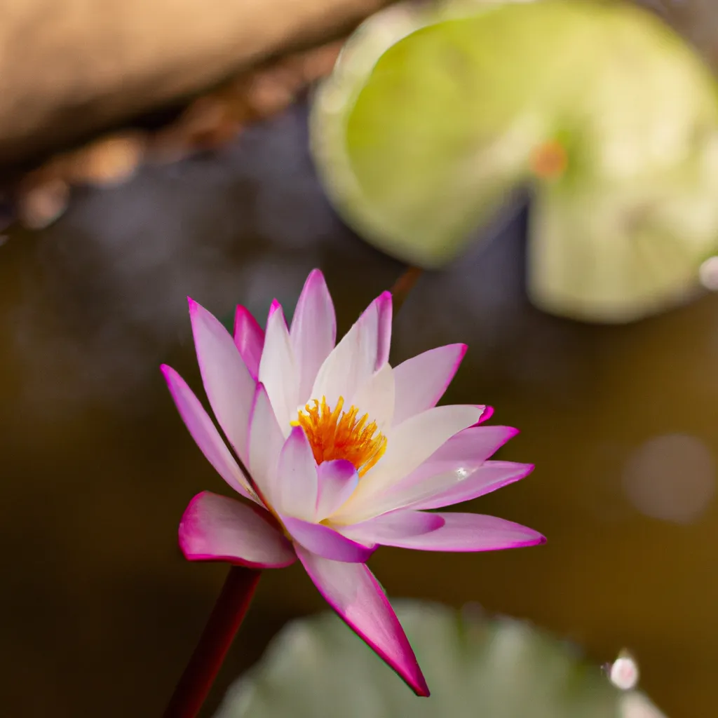 Imagens A singularidade da flor de lotus